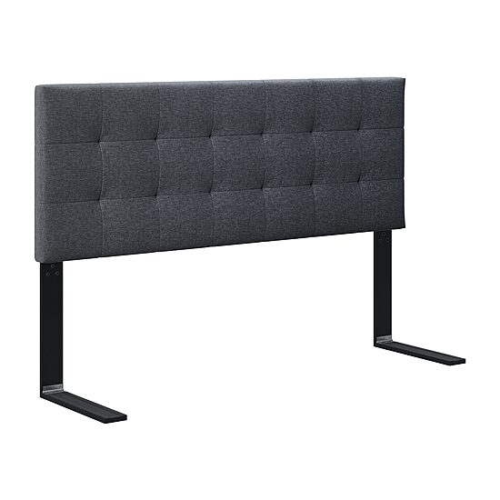 Boyd Sleep Queen Tufted Linen Headboard
