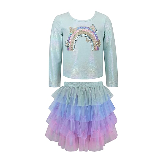 Lilt Little Girls Knit 2-pc. Skirt Set