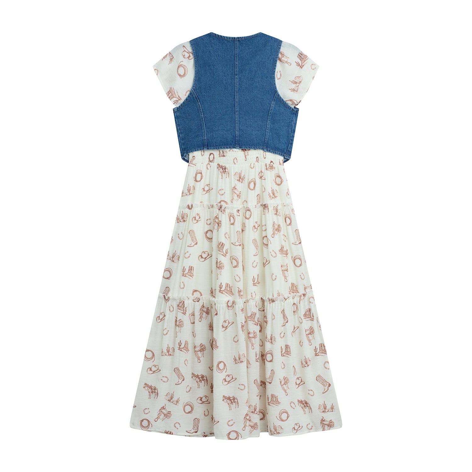 Byer California Girls Flutter Midi 2-pc. Dress Set