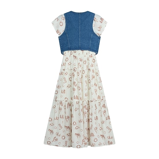 Byer California Girls Flutter Midi 2-pc. Dress Set