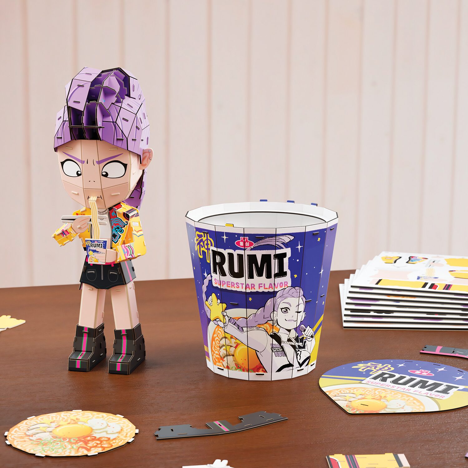 SPIN MASTER™ Kpdh 4d Build Ramen Cup Rumi Building Set 138-pc.