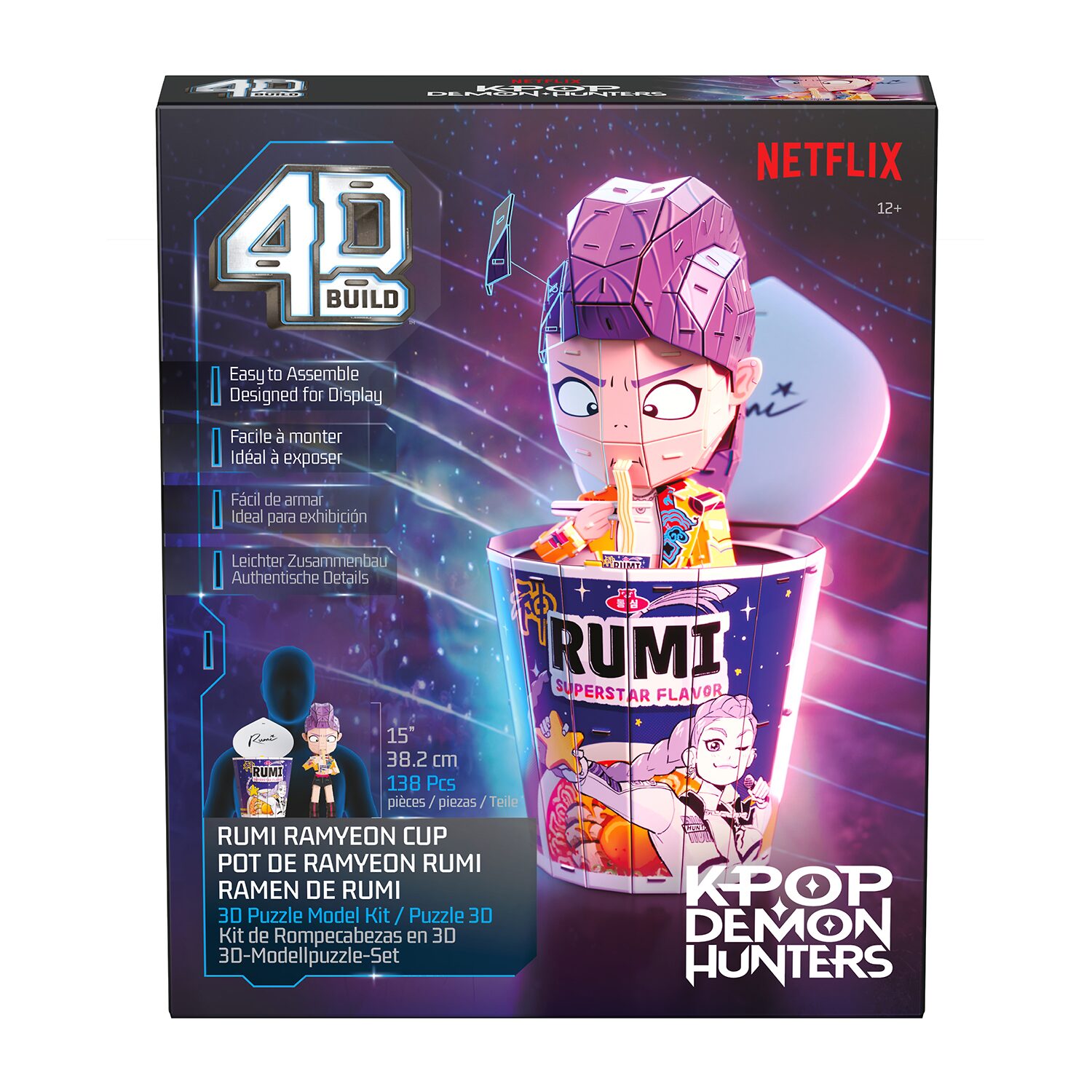 SPIN MASTER™ Kpdh 4d Build Ramen Cup Rumi Building Set 138-pc.