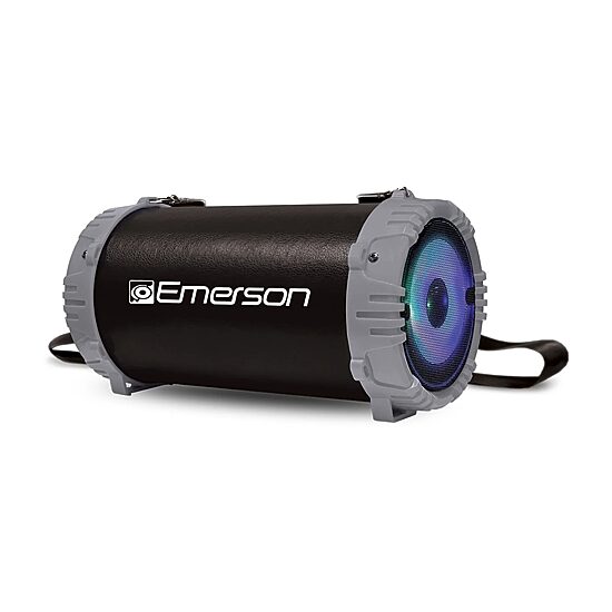 Emerson Portable Bluetooth Speaker with carrying strap