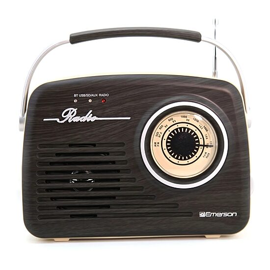 Emerson retro am/FM Radio with Bluetooth Compatible
