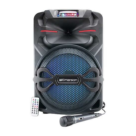 Emerson eds-1200 with 12" full frequency Portable Bluetooth Speaker