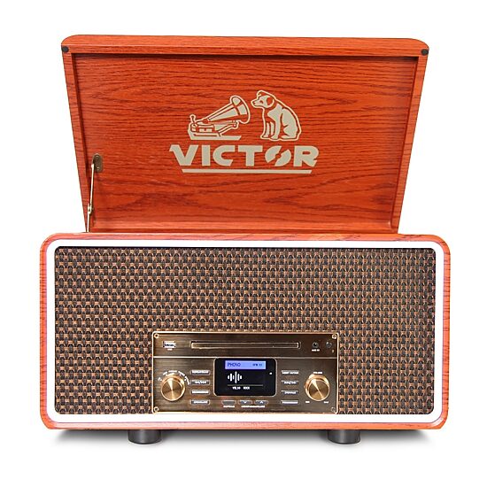 Victor Fremont 8-In-1 Music Center-Channel Speakers
