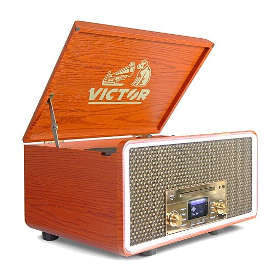 Victor Fremont 8-In-1 Music Center-Channel Speakers