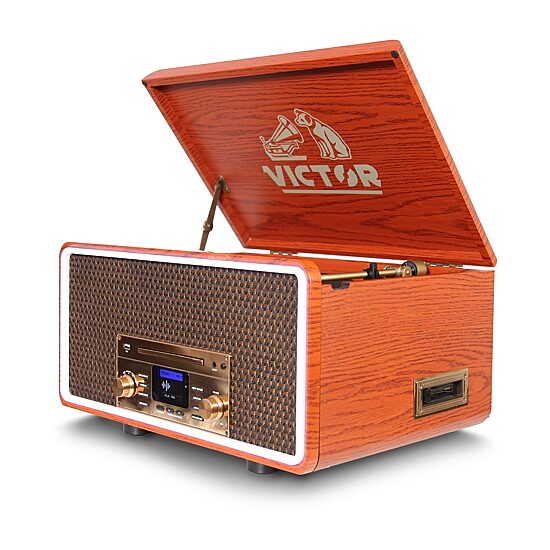 Victor Fremont 8-In-1 Music Center-Channel Speakers