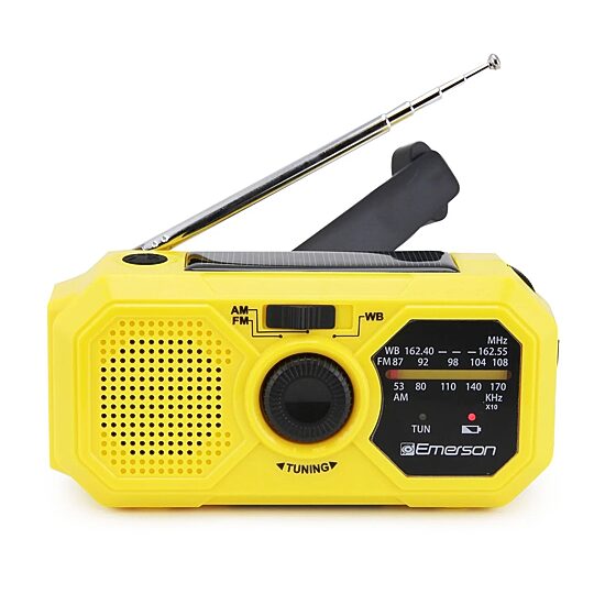 Emerson Emergency Dynamo Hand Crank Weather Radio