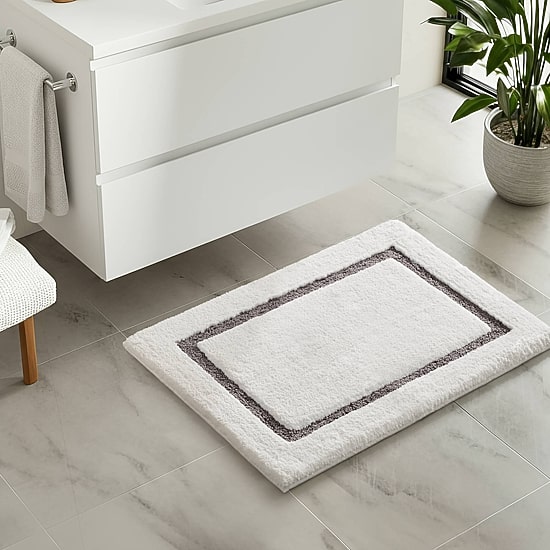 Madison Park Roan Border Tufted Bath Bath Rug
