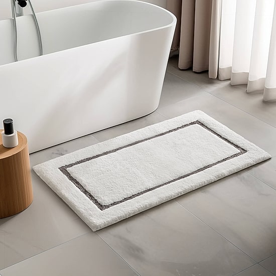 Madison Park Roan Border Tufted Bath Bath Rug