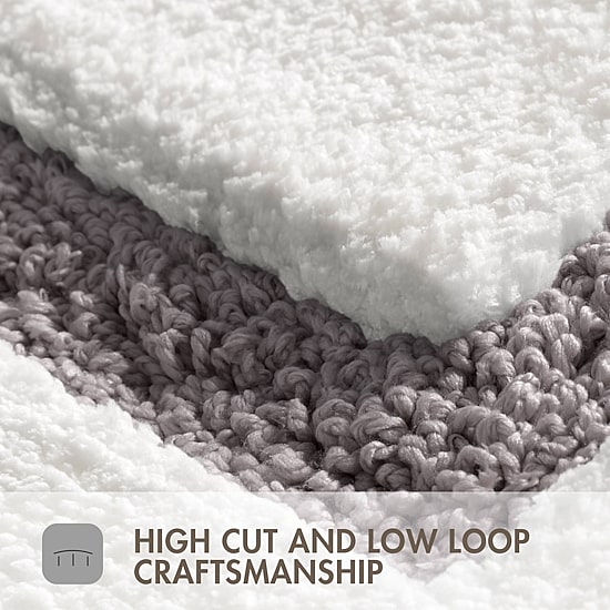 Madison Park Roan Border Tufted Bath Bath Rug