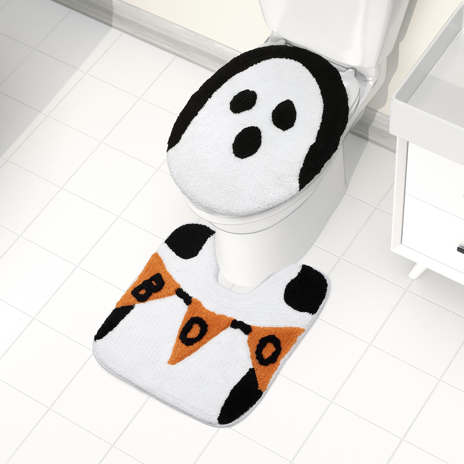 Avanti Ghost Boo 2-pc. Bath Rug Set
