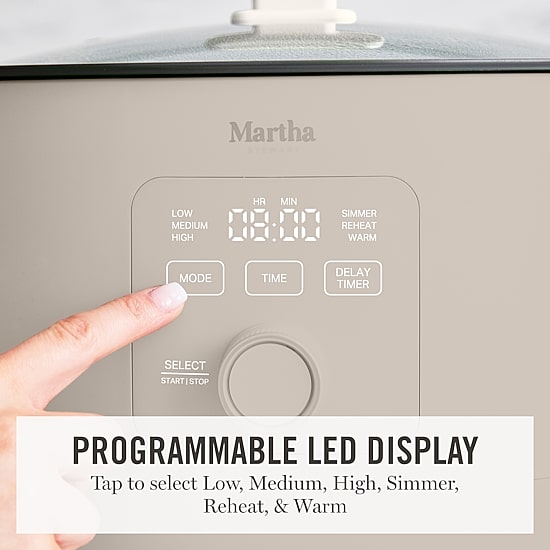 Martha Stewart 8 Qt Programmable Slow Cooker