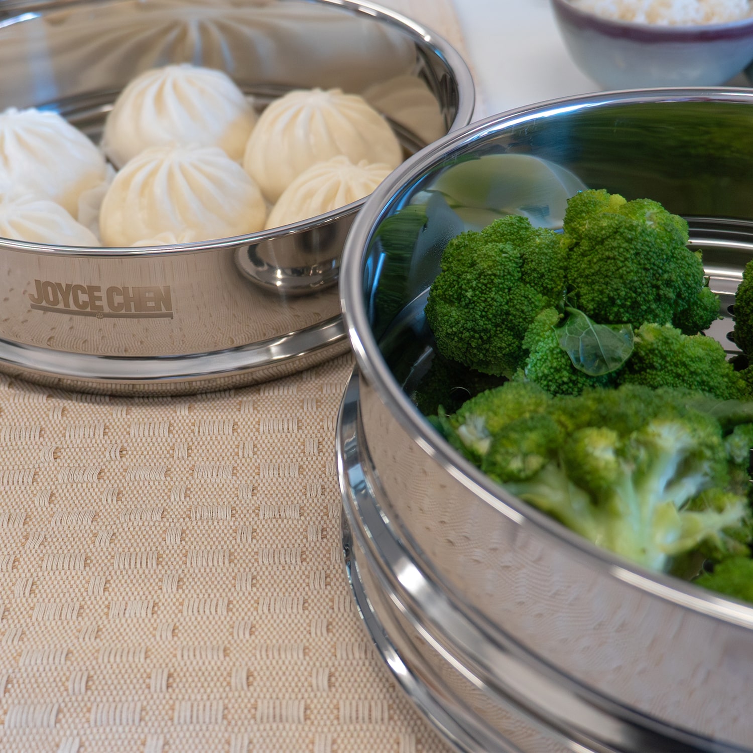 Joyce Chen 2-pc. Stainless Steel Dishwasher Safe Steamer Inserts