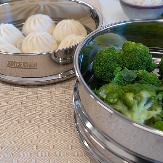 Joyce Chen 2-pc. Stainless Steel Dishwasher Safe Steamer Inserts