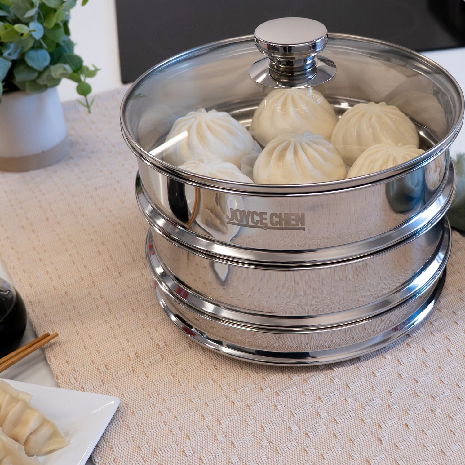 Joyce Chen 2-pc. Stainless Steel Dishwasher Safe Steamer Inserts