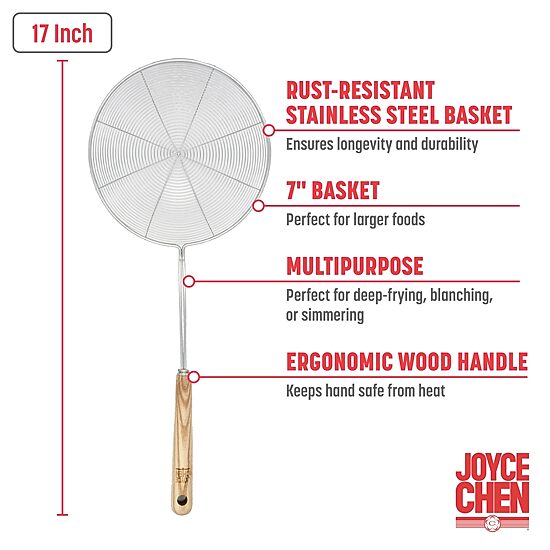 Joyce Chen Deluxe Stainless Steel Strainer