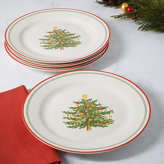 Martha Stewart Manor Rimmed 4-pc. Dinner Plate