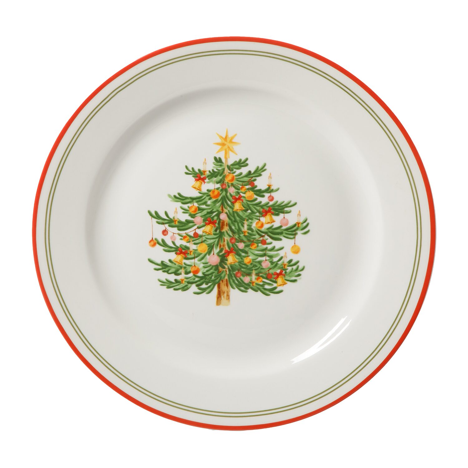 Martha Stewart Manor Rimmed 4-pc. Dinner Plate