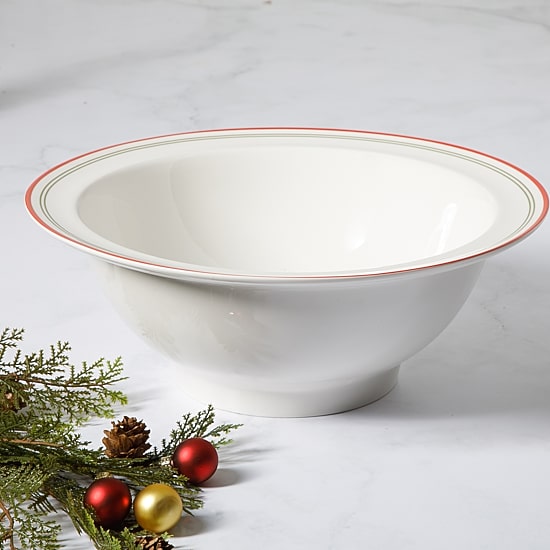 Martha Stewart Manor Rimmed Serving Bowl