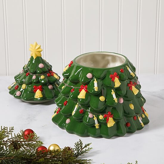 Martha Stewart Manor Tree Cookie Jar