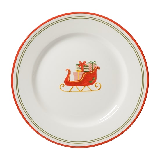 Martha Stewart Manor Rimmed 4-pc. Dessert Plate