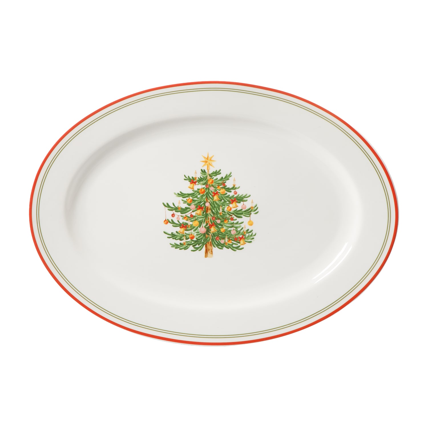 Martha Stewart Manor Rimmed Serving Platter