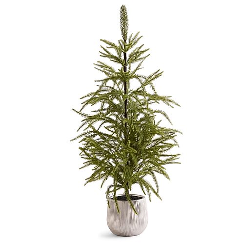 North Pole Trading Co . 36" Christmas Tabletop Tree In Green