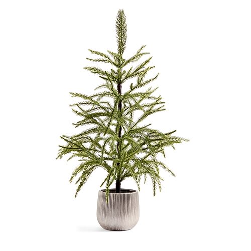 North Pole Trading Co . 26" Christmas Tabletop Tree In Green