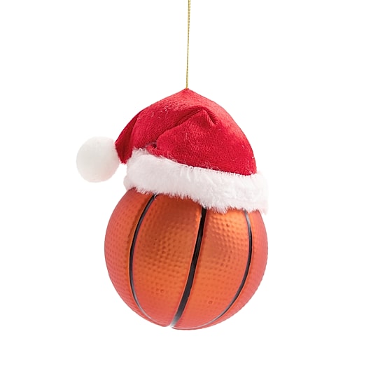 North Pole Trading Co. Sports With Santa Hats 4a Christmas Ornament