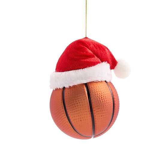 North Pole Trading Co. Sports With Santa Hats 4a Christmas Ornament
