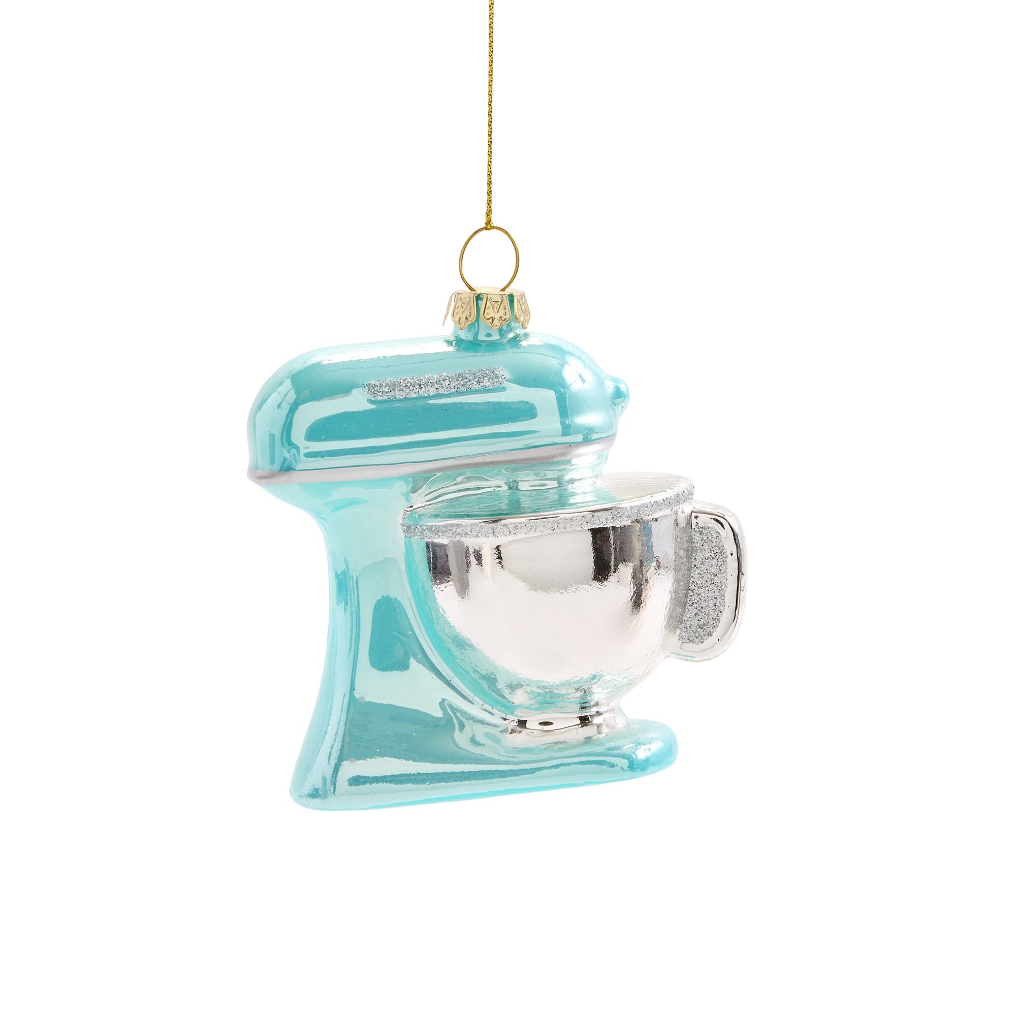 North Pole Trading Co. Glass Mixer Christmas Ornament