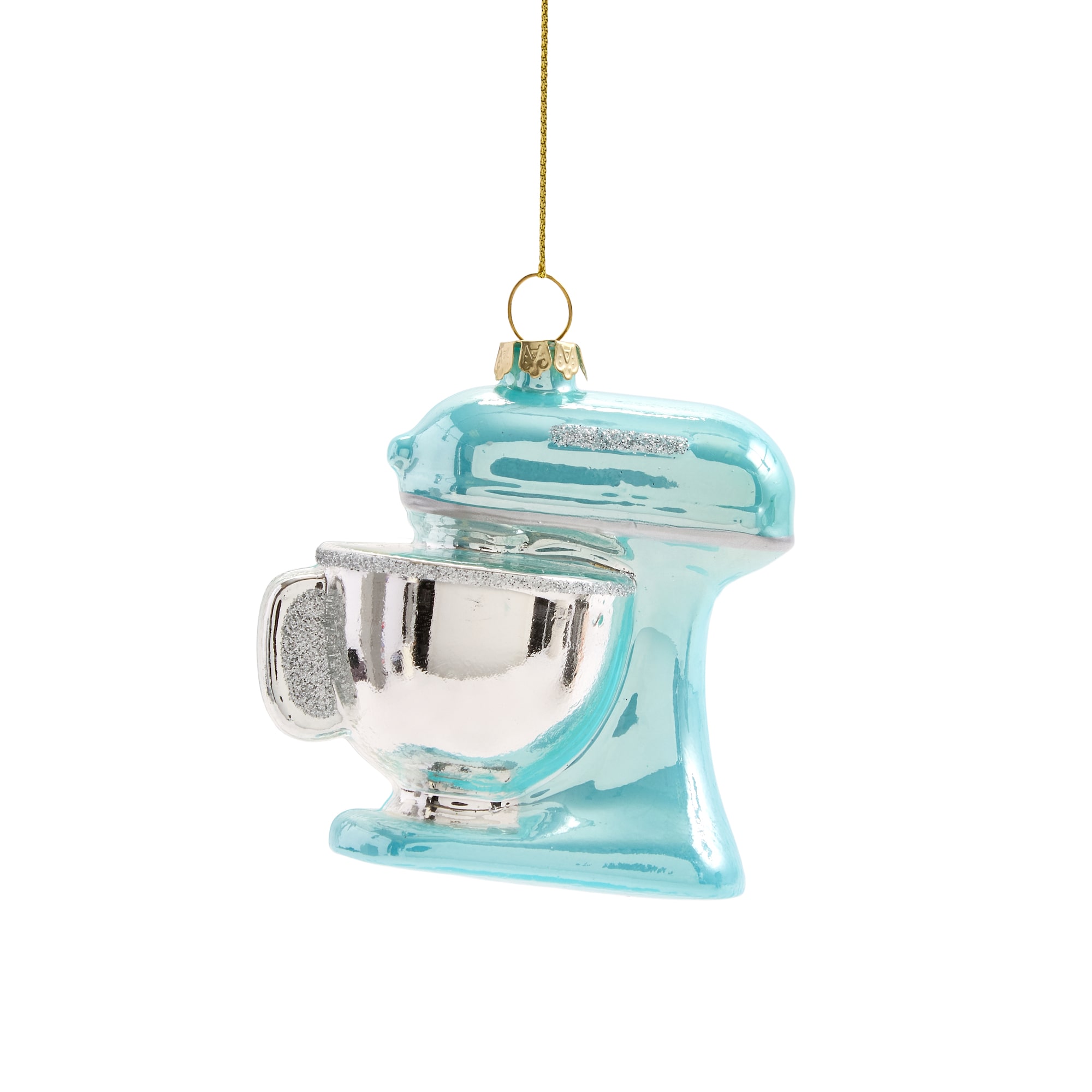 North Pole Trading Co. Glass Mixer Christmas Ornament