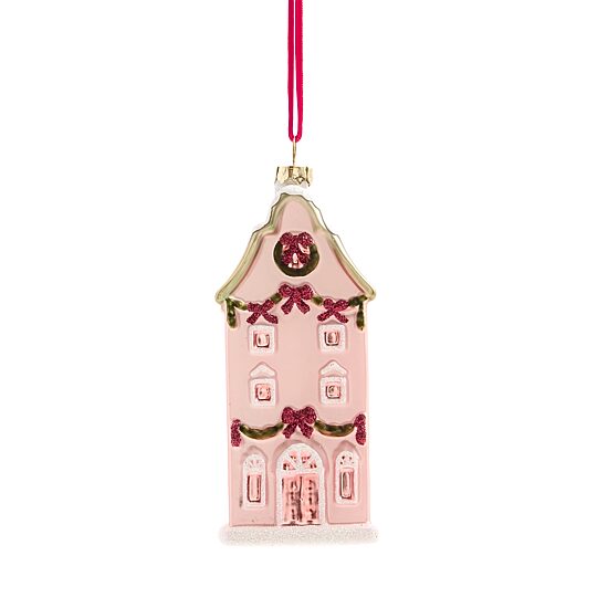 Martha Stewart Glass House Christmas Ornament
