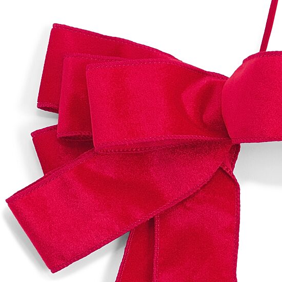 Martha Stewart Fabric Bow Christmas Ornament