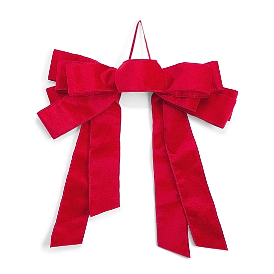 Martha Stewart Fabric Bow Christmas Ornament