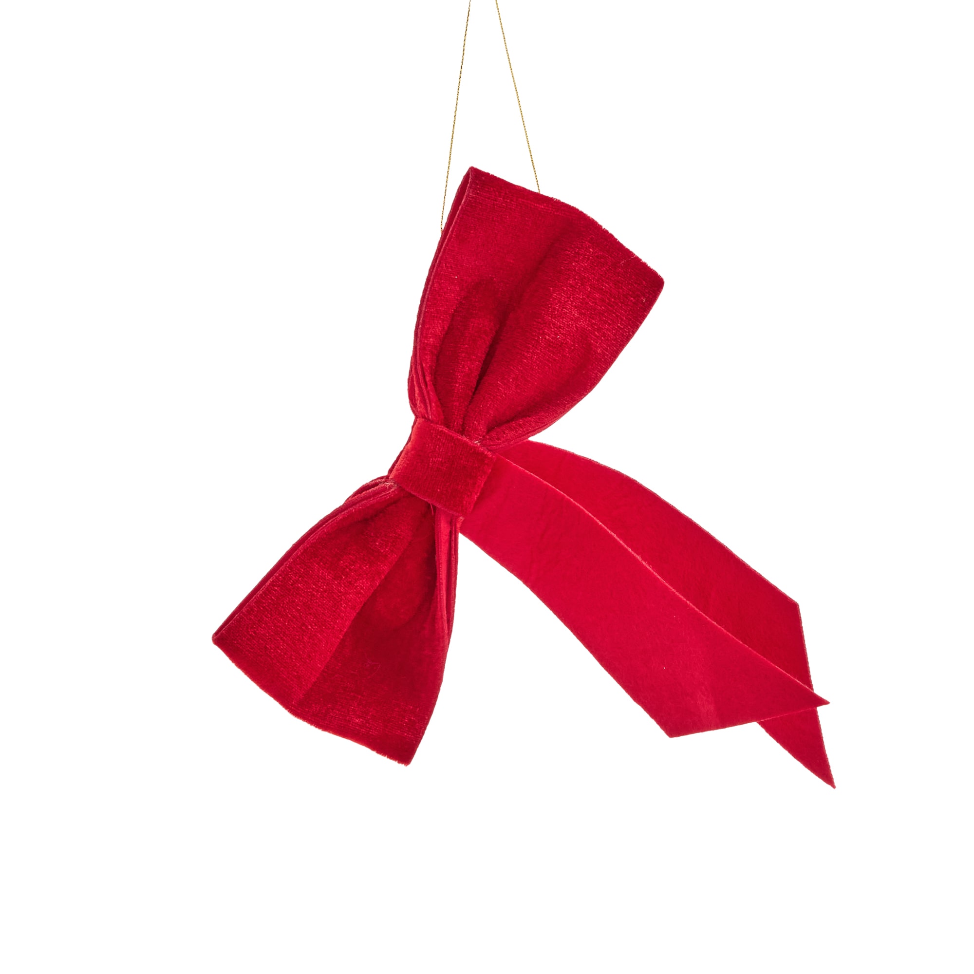 North Pole Trading Co. Polyester Bow Christmas Ornament
