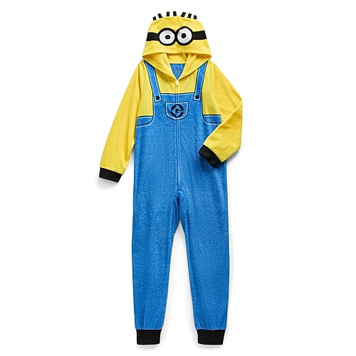 Licensed Properties Little & Big Kid Boys Minions Long Sleeve 1 Pc. Pajama Set In Blue