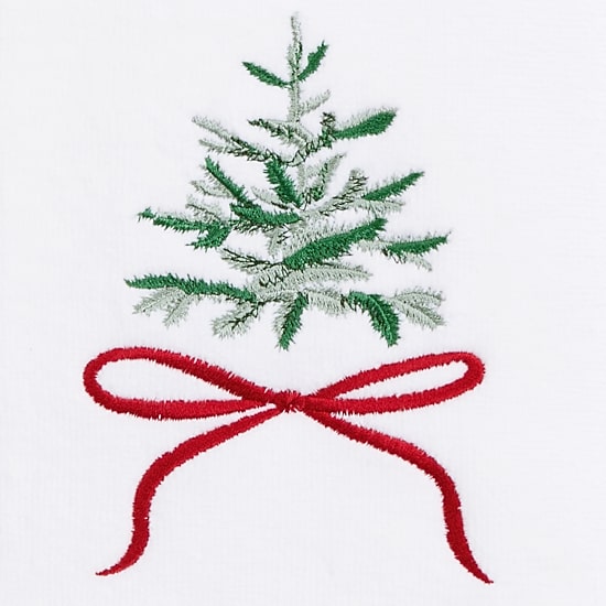 Avanti Tree & Bow 2 Pack Hand Towel