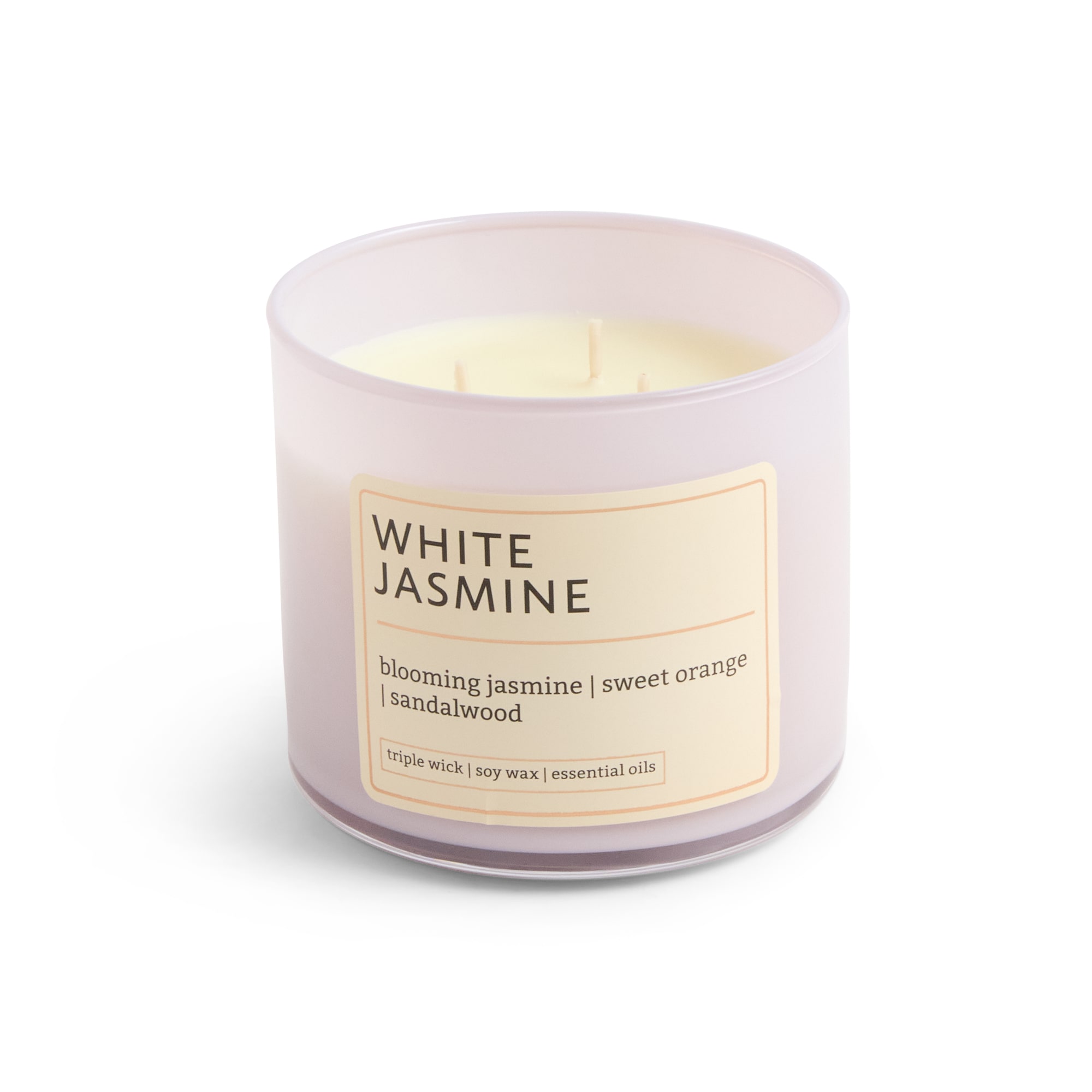 Distant Lands 14oz White Jasmine 3-Wick Scented Jar Candle