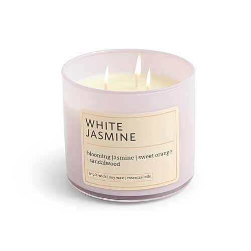 Distant Lands Scented Jar Candle In White Jasmine