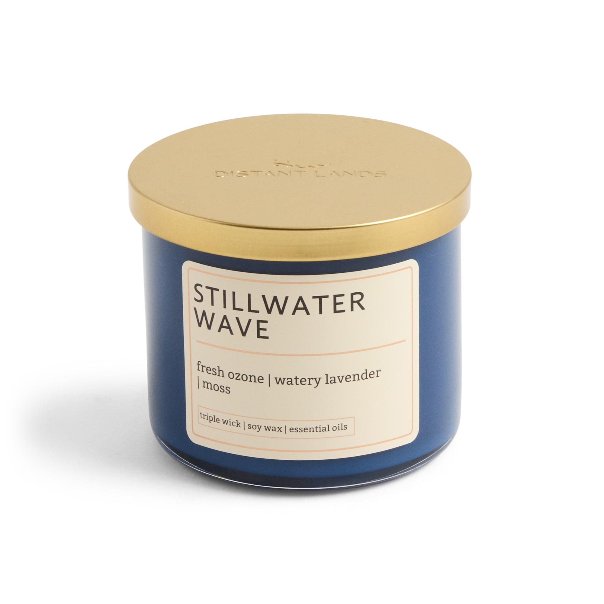 Distant Lands 14oz Stillwater Wave 3-Wick Scented Jar Candle