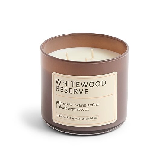 Distant Lands 14oz Whitewood Reserve 3-Wick Scented Jar Candle