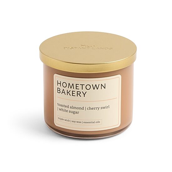 Distant Lands 14oz Hometown Bakery 3-Wick Scented Jar Candle