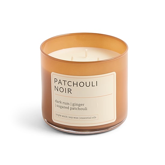 Distant Lands 14oz Patchouli Noir 3-Wick Scented Jar Candle