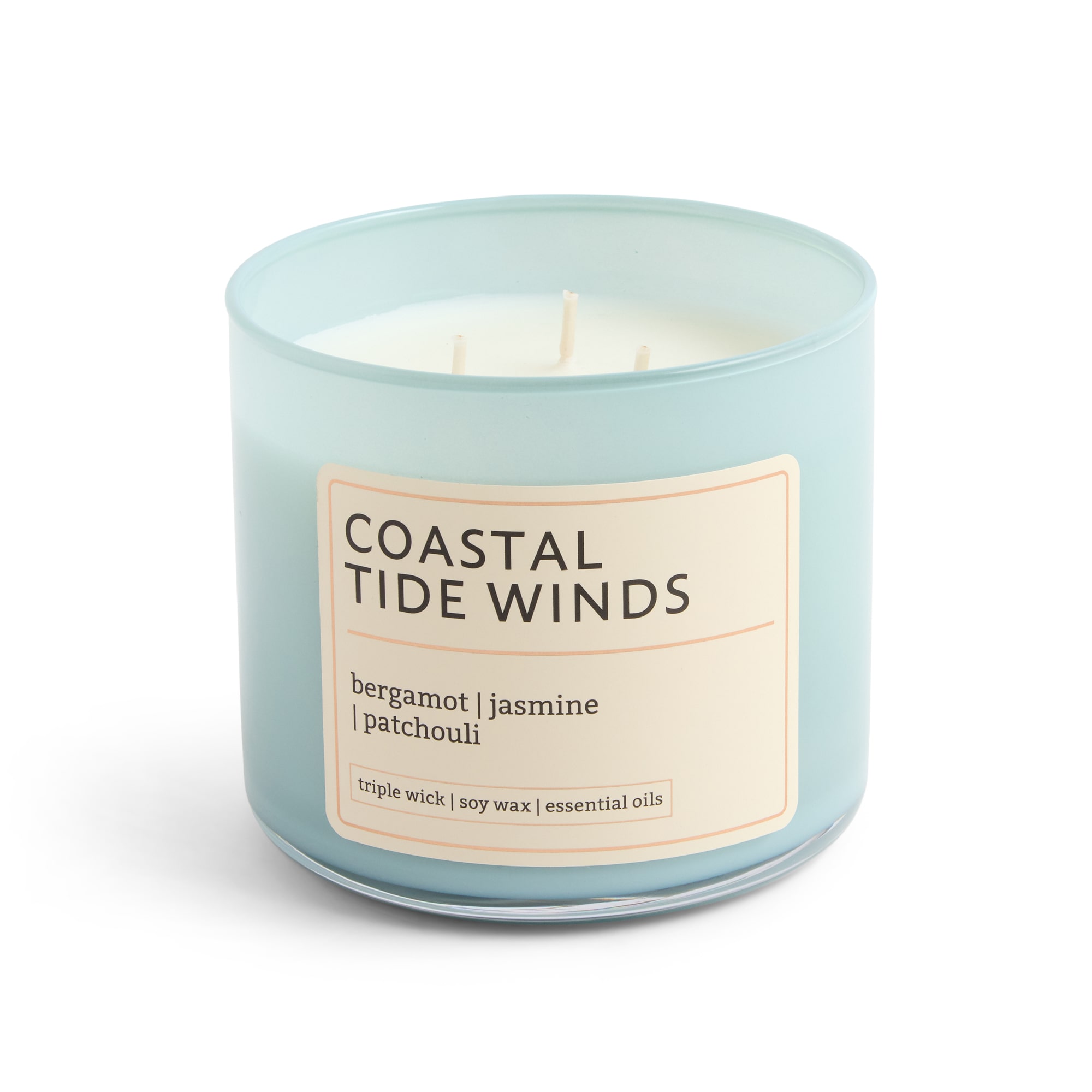 Distant Lands 14oz Coastal Tide Winds 3-Wick Scented Jar Candle