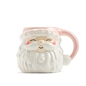 North Pole Trading Co. Mr. Clause Mug Pink