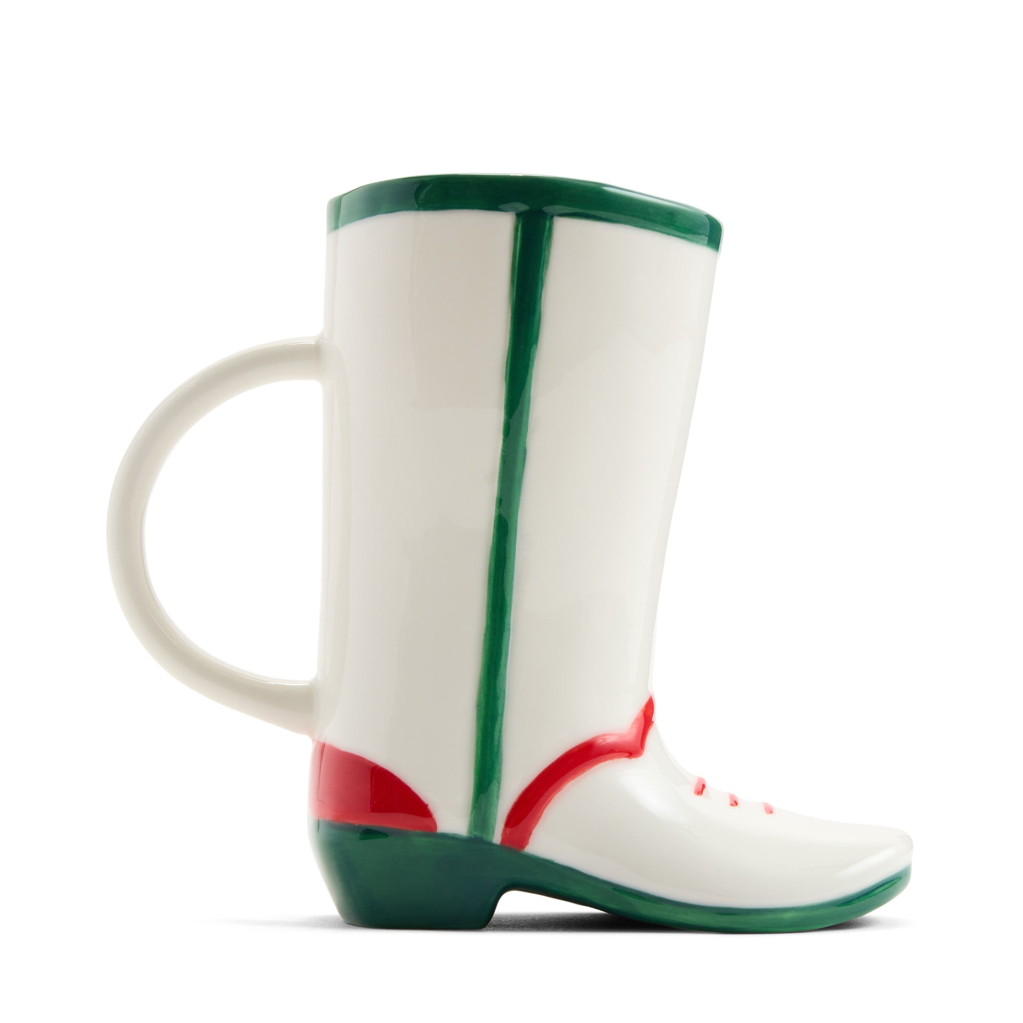 North Pole Trading Co. Holiday Cowboy Boot Mug