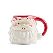 North Pole Trading Co. Mr. Clause Mug Red